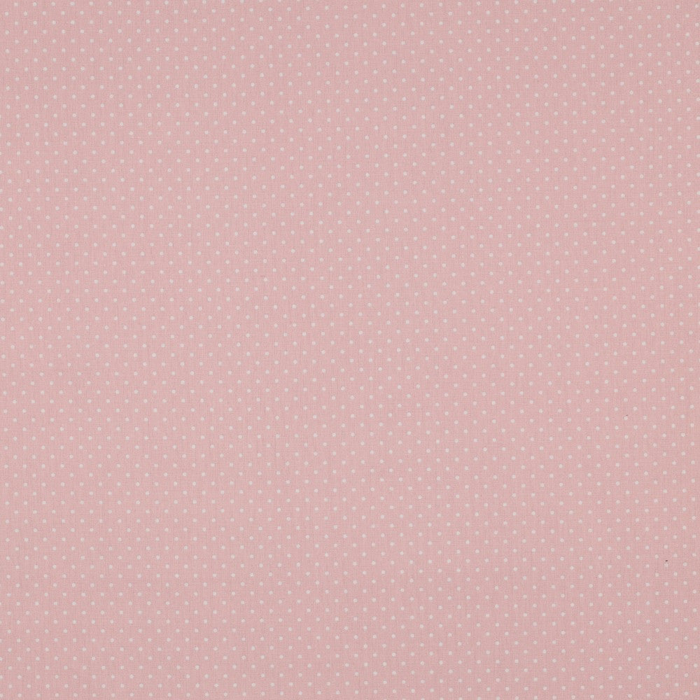 Cotone Basic - Pois Rosa Cipria