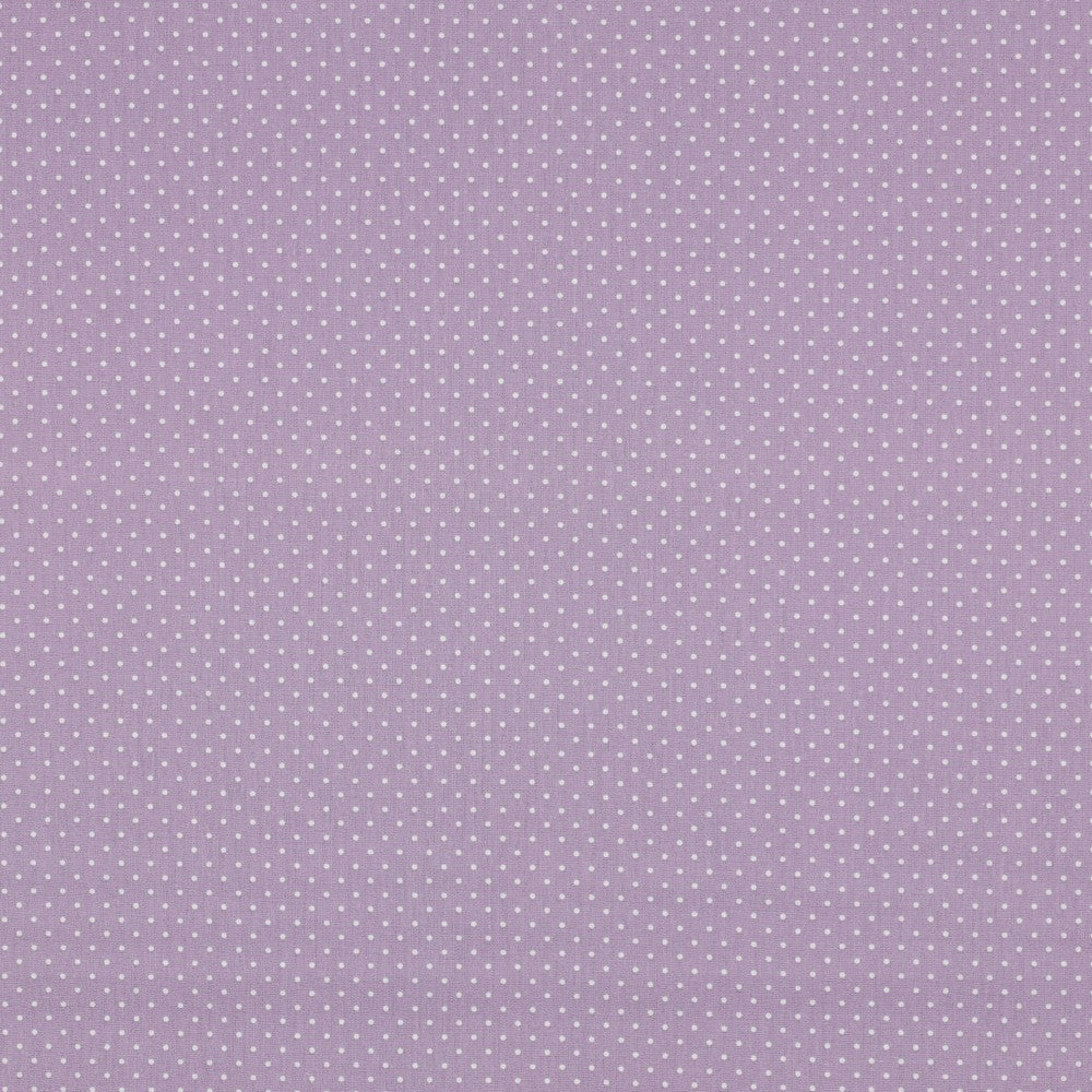 Cotone Basic - Pois Lilla