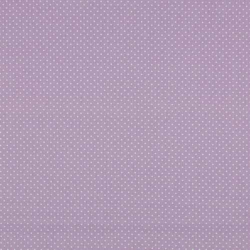 Cotone Basic - Pois Lilla