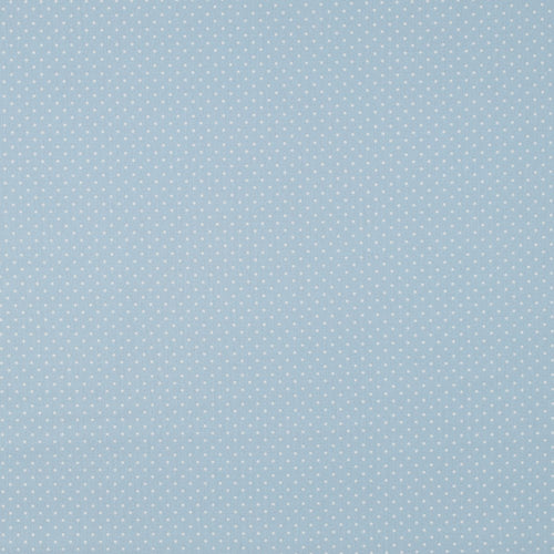 Cotone Basic - Pois Celeste