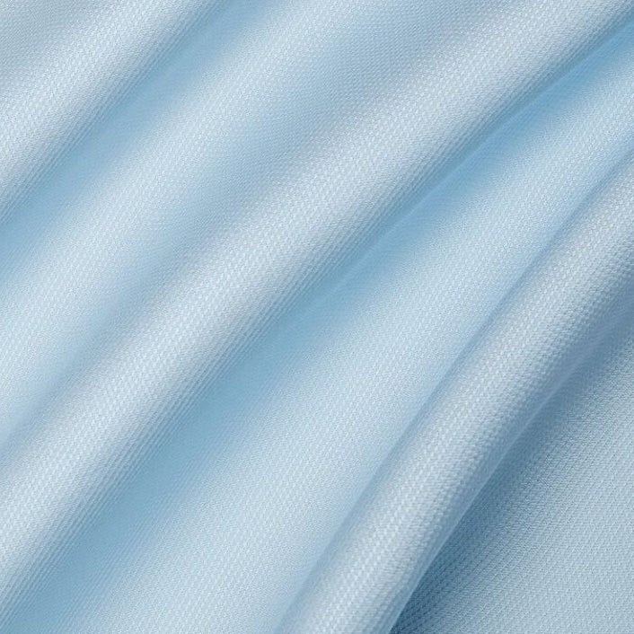 Piquet Millerighe - TINTA UNITA CELESTE