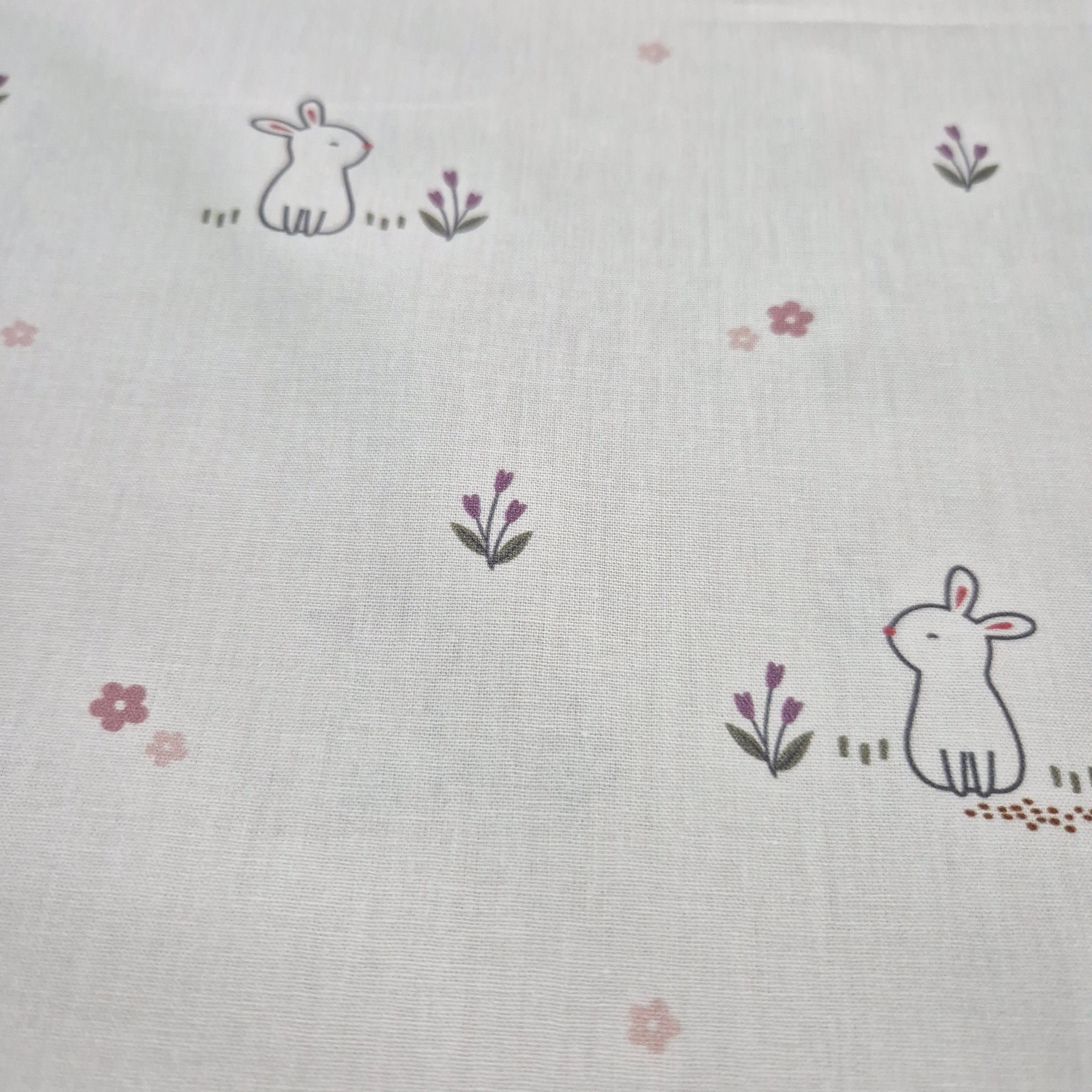 Cotone Popeline - RABBIT MILLE FLEUR